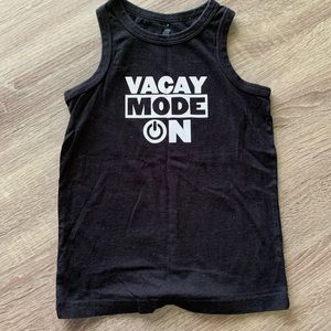 VACAY MODE ON - boys sleeveless tank